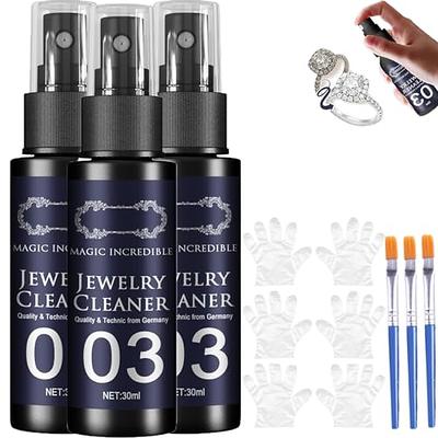Jewelry Cleaner 1pcs 30ML Jewelry Cleaning Set Without Harming