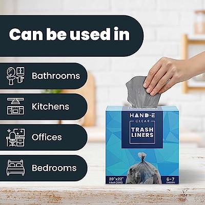 2.6 Gallon Small Trash Bags: 270 Counts Bathroom Trash Bags, 10-Liters  Trash Bag Can Liners - Unscented Small Garbage Bags for Bathroom, Bedroom