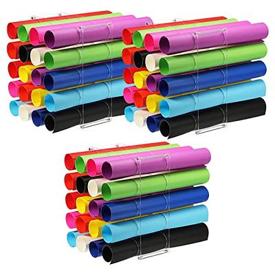 uxcell 3 Set Vinyl Roll Storage Rack, Acrylic Vinyl Roll Holder