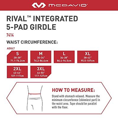 McDavid Adult Rival Integrated 5-Pad Football Shirt