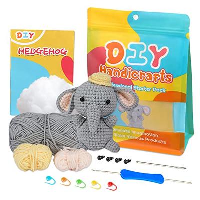 MISUMOR Beginner Crochet Stuffed Animal Kit -3 PCS Cute Animal Crochet Kits  for Starter Adults with Crochet Hook Step-by-Step Instructions and Video  Tutorials - Yahoo Shopping