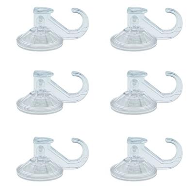 1/2/4pcs Suction Cup Hooks, Silvery Twist Suction Cup With Metal Hooks  Removable Heavy Duty Strong Window Glass Door Suction Hooks Kitchen Bathroom  Shower Wall Hooks For Towel Utensils Wreath