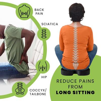 Coccyx Cushion - Tailbone Relief Sitting - Hip Pain Help