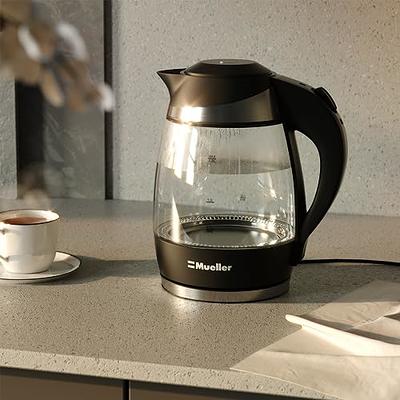 Mueller Ultra Kettle: Model No. M99S 1500W Electric Kettle with SpeedBoil  Tech, 1.8 Liter Cordless with LED Light, Borosilicate Glass, Auto Shut-Off  and Boil-Dry Protection - Yahoo Shopping