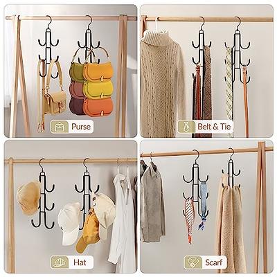 Hanging Hook Handbag Purse Organizer, Closet Wardrobe Bag Storage Holder,  Dust-proof Transparent Bag Holder - Temu