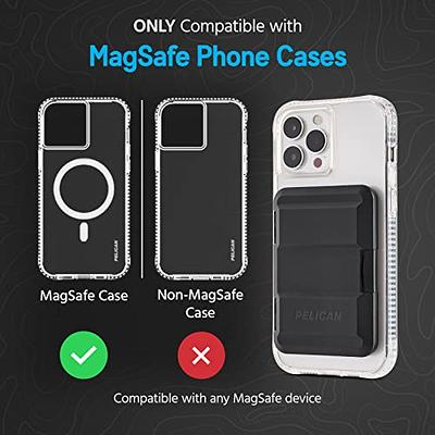 Case-Mate Impact Polymer Pelican Magnetic Wallet&Card Holder-Heavy Duty Snap-On Magsafe Detachable Hard Shell Lightweight For Iphone 14 Pro Max/14