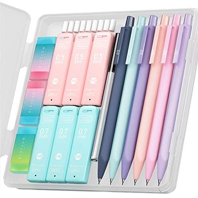 Bewudy 10PCS Pastel Mechanical Pencil Set, Cute Mechanical Pencils 0.5 mm  with 2 Tube HB Lead Refill, Cartoon Mechanical Pencils for Drawing &  Writing for School or Office Supplies - Yahoo Shopping
