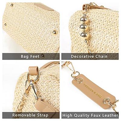 YXILEE Summer Straw Shoulder Bag Straw Small Clutch Crossbody Bags for  Women Beach Cell Phone Wallet Purse Handmade Envelope