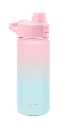 Simple Modern 22 oz Summit Water Bottle with Straw Carrara Marble