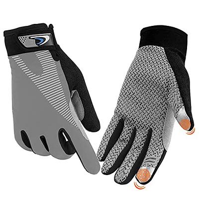 FUDOSAN Cycling Gloves Touchscreen Gym Workout Gloves Breathable Non-Slip  Thin Fitness Gloves for Training, Exercise, Weightlifting Hanging, Rowing,  Biking for Men Women (Grey, Large) - Yahoo Shopping
