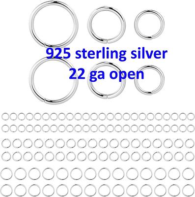 925 Sterling Silver Jump Rings 22 Gauge Ga - Ss Made in USA 3.5mm, 4mm,  5mm, 6mm Click & Lock - Yahoo Shopping