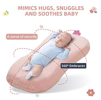 Baby Lounger for Newborn, Newborn Lounger Nest Sleeper, Baby Pillows for  Sleeping for Newborn, Lounger for Baby 0-24 Months (Pink,0-12month)