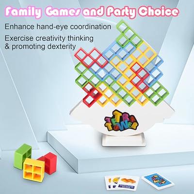 32PCS Tetra Tower Fun Balance Stacking Building Blocks Board Game