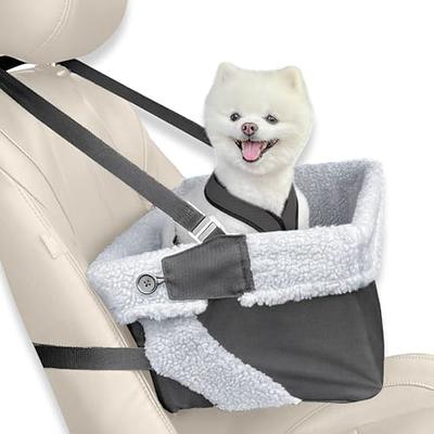 Dog Car Seat – Premium Dog Carriers for Small & Medium Dogs, with Built-in  Handles – Dog Carrier with Soft Cotton Interior – Washable Pet Car Seat