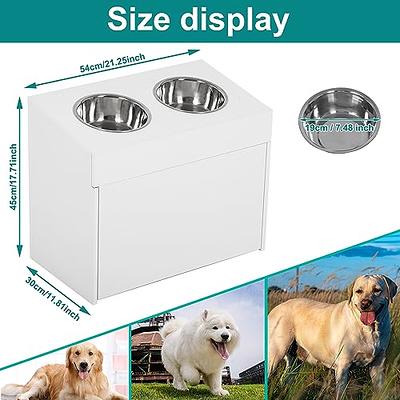 Dog Food Bowl Stand Storage, Stand Bowl Large Dogs