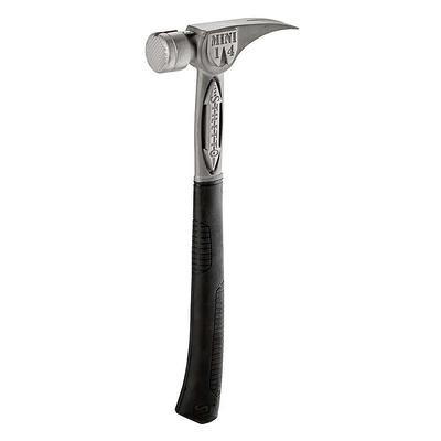 Stiletto TI14MS 14 oz Titanium Milled Face Hammer with 18-in. Straight  Hickory Handle