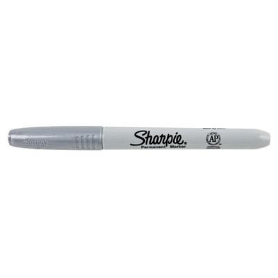 SHARPIE Metallic Permanent Markers, Fine Point, Metallic Silver, 36 Count