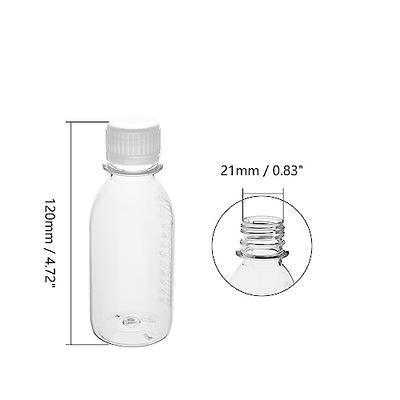 120ML Small Empty Square Bottle HDPE Material Liquid Containers
