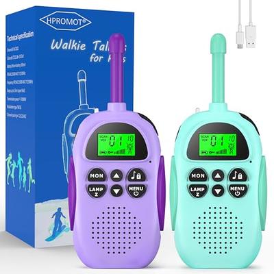  Qniglo Walkie Talkies for Kids Rechargeable 2 Pack