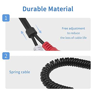  Poyiccot RCA to 1/4 Adapter, RCA Female to 1/4 '' Splitter  Cable, 6.35mm 1/4 inch TRS Stereo Jack Male to 2 RCA Female Plug Y Splitter  Adapter Cable, 6.35mm to RCA