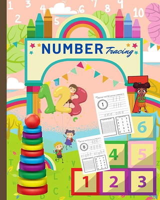 ALPHABET AND NUMBER: TRACING AND COLORING BOOK