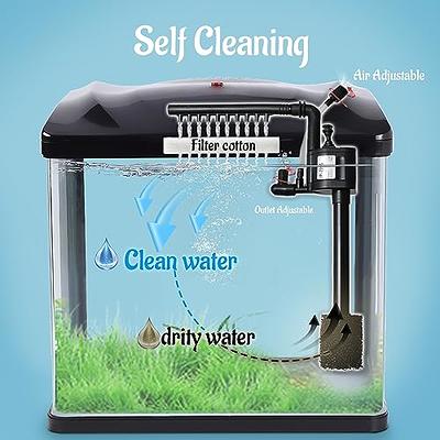 Betta Fish Tank Self Cleaning Glass 2 Gallon Small Nano Aquarium Starter  Kits De