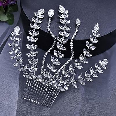  WONRLUA Wedding Headpiece for Bride, Bridal Headband