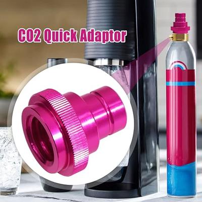 Soda Quick Connect Pink Co2 Cylinder Refill Adaptor Filling