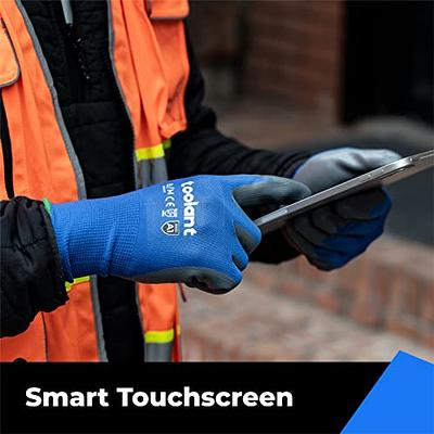 toolant Work Gloves Men, Mechanic Gloves Touch Screen, Safety Working Gloves for Multipurpose