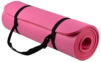 BalanceFrom All Purpose 1/2-Inch Extra Thick High Density Anti-Tear  Exercise Yoga Mat with Carrying Strap, Pink - Yahoo Shopping