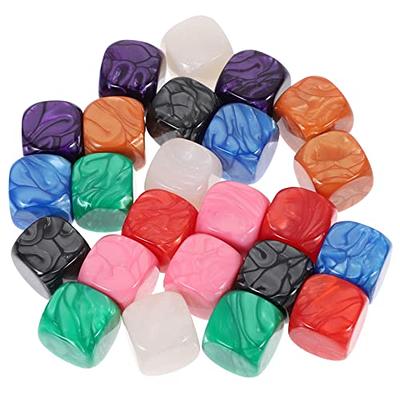 Juexica 48 Pcs D4 Dice Cone Transparent 4 Sided Dice 0.8 Inch