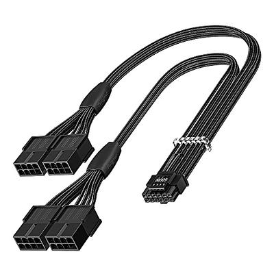 ATX 3.0 PCIe 5.0 12VHPWR 16 Pin Single Wire Cable Closed Comb