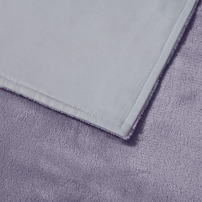 Crystal Reversible 15lbs Weighted Blanket with Removable Cover Lavender -  DreamLab