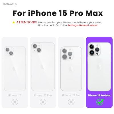 for iPhone 15 Pro Max Case, Liquid Silicone Case with Magsafe, Built-in  Stand & Soft Microfiber Cushion Full Body Cover Shockproof Soft Microfiber  Cushion Case for iPhone 15 Pro Max - Purple 