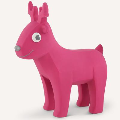 EETOYS Cartoon Deer Shape Dog Puppy Squeak Soft Latex Toy Pet Interactive  Toy Wholesale