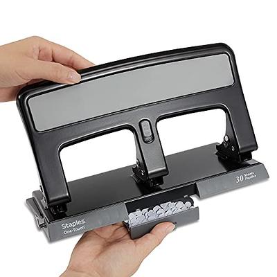 75-Sheet Heavy-Duty High-Capacity Three-Hole Adjustable Punch, 9