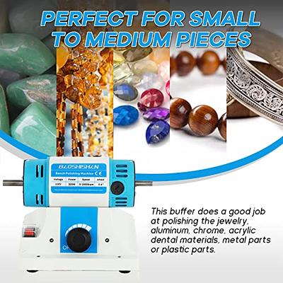 BAOSHISHAN Bench Buffer Jewelry Polisher, Variable Speed Benchtop Polishing  Buffing Machine, With 2 Cotton Polishing Wheel for Jewelry, Wood, Metal,  Lathe 110V - Yahoo Shopping