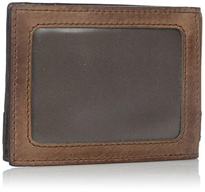 Fossil Men's Leather Slim Minimalist Bifold Front Pocket Wallet