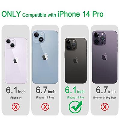 LEKEVO Frameless Fit for iPhone 14 Pro Max Case with Camera Lens Protector,  Slim Soft TPU Shockproof Phone Cover, Minimalist Yet Protective Bumper