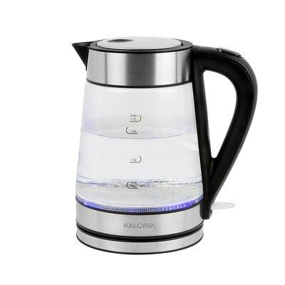 Highland Electric Kettle Stainless Steel 10-Cup Cordless Manual