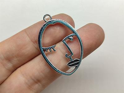 2x Teardrop Flower Charm 3 Hole Earring Connectors, Antique Silver Tone  Strand Bracelet/Necklace Pendant Connectors F165 - Yahoo Shopping