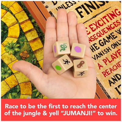 Jumanji The Game Real Wooden Box Edition of the Classic Adventure Board Game  for Kids and Families Ages 8 and up - Yahoo Shopping