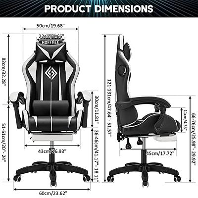 Gaming Chair with Speakers and Lights Ergonomic Computer Gaming