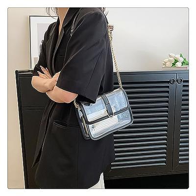 LOXOMU Clear Crossbody Purse