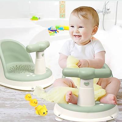 Baby Bath seat, Toddler Bath seat, Baby Sit up Shower Chair，Breathable  Elastic mesh Silicone Cushion, with 4 Non-Slip Suction Cups at The Bottom,  Suitable for Infants Aged 6-12 Months - Yahoo Shopping