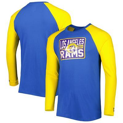 Men's New Era Royal Los Angeles Rams Current Raglan Long Sleeve T-Shirt -  Yahoo Shopping