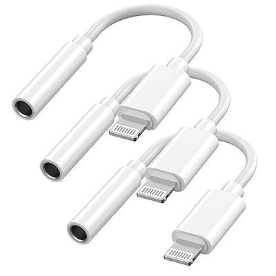 Lightning to 3.5 mm Headphone Jack Adapter,[Apple MFi Certified] iPhone  Headphones Aux Audio Dongle+USB Type C to 3.5 mm Jack Female Adapter for
