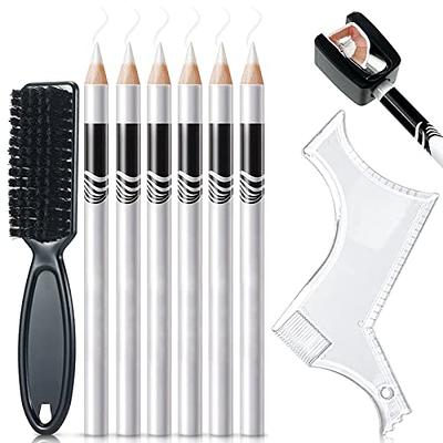 6 Pieces Barber Pencil Set 4 Barber Pencils with Built-in Sharpener and 2  Barber Blade