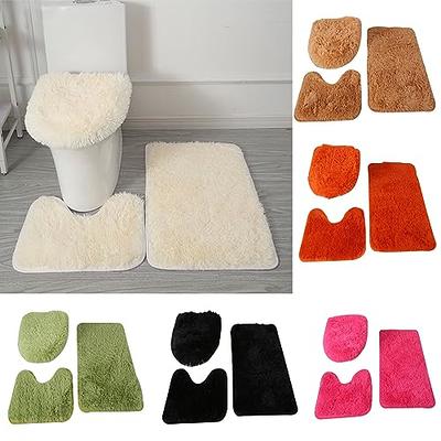 Bathroom Rugs Sets 3 Piece, Super Soft Non Slip Bathtub Carpet and Absorbent  Bath Mat, Bathroom Toilet Carpet Anti-Slip Mat, Toilet Floor Mat - Yahoo  Shopping