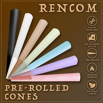 Purple Tipped Cones - Refined White Paper - Designer Pre-Rolled